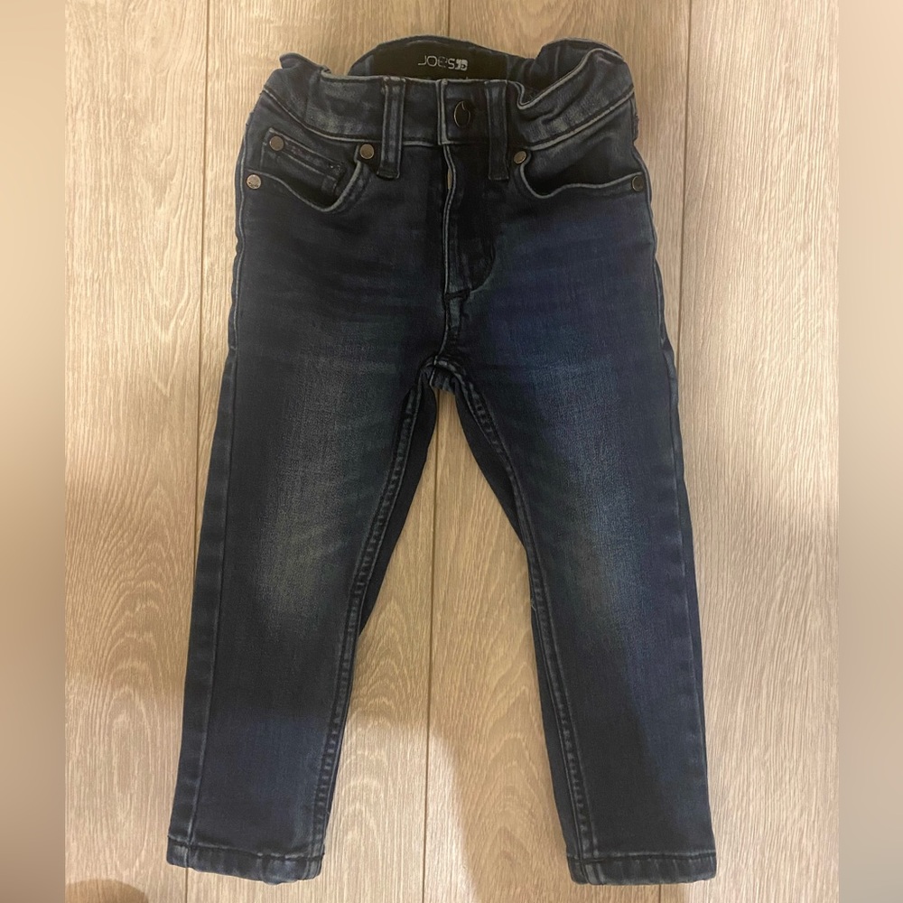 Joes Jeans Slim Straight Denim Stretch Unisex Toddler Size 2T w adjustable waist